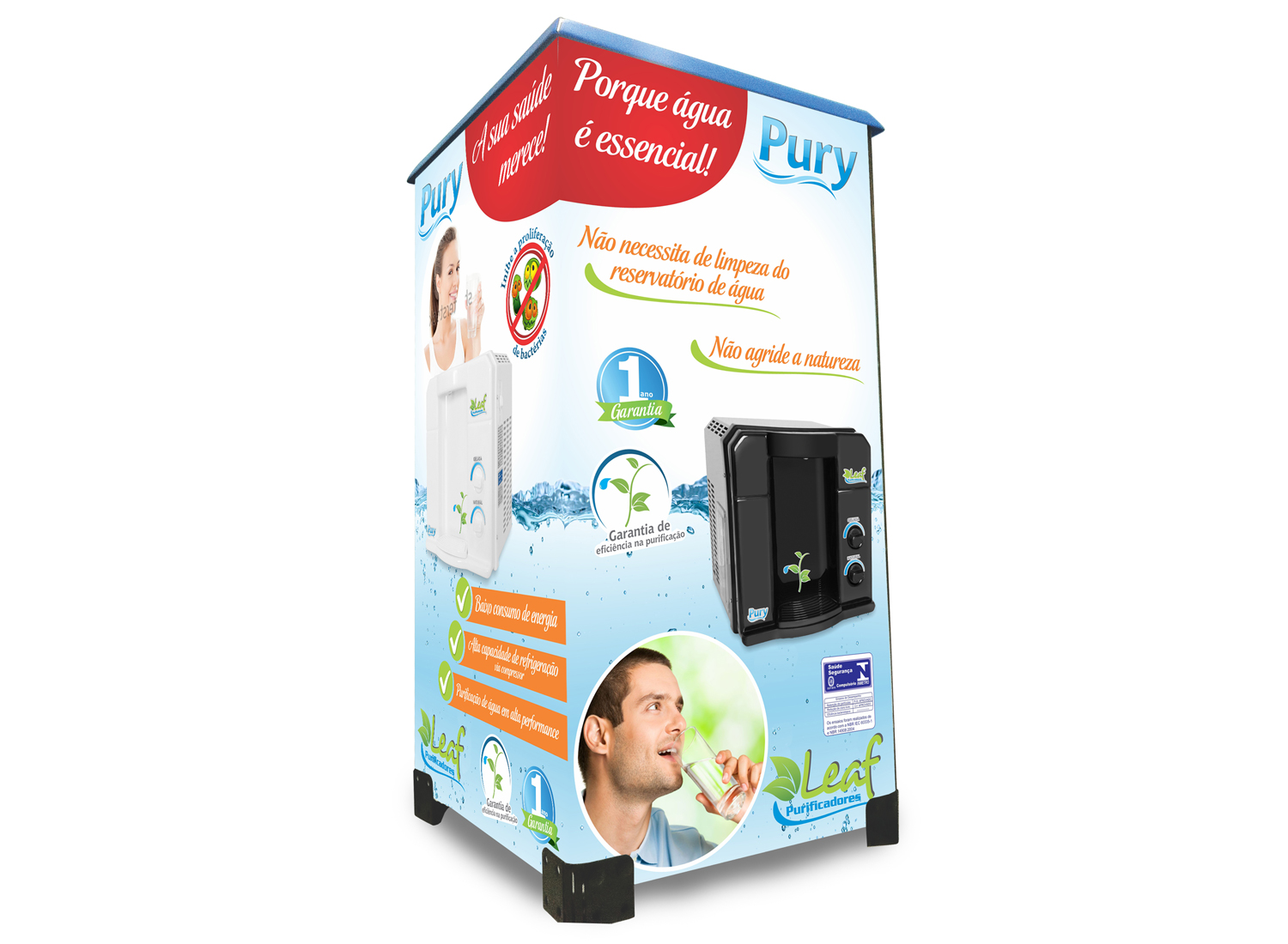 Embalagem Leaf Purificadores Embalagem Leaf Purificadores