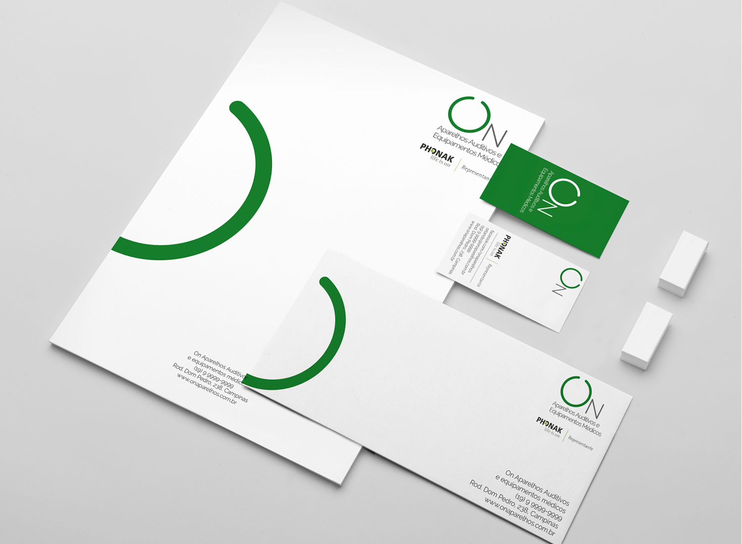 Logotipo On Aparelhos Auditivos