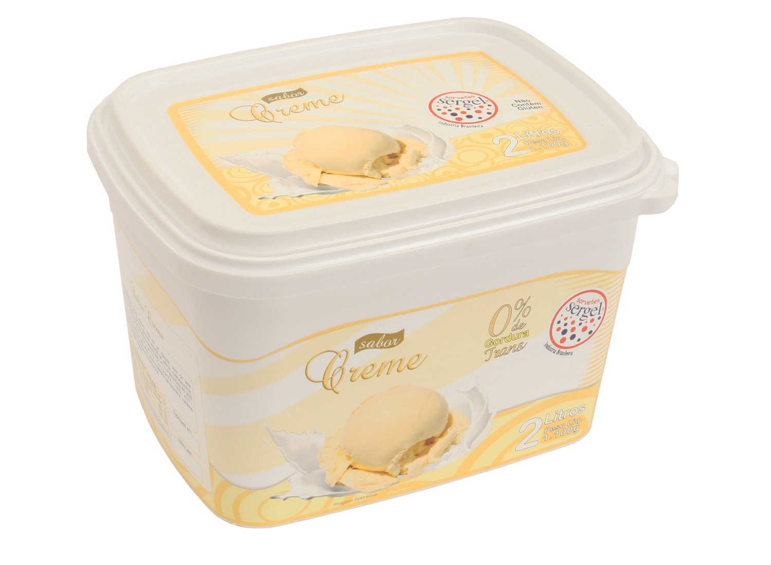 Sergel Sorvetes - Embalagem Embalagem Sergel Sorvetes